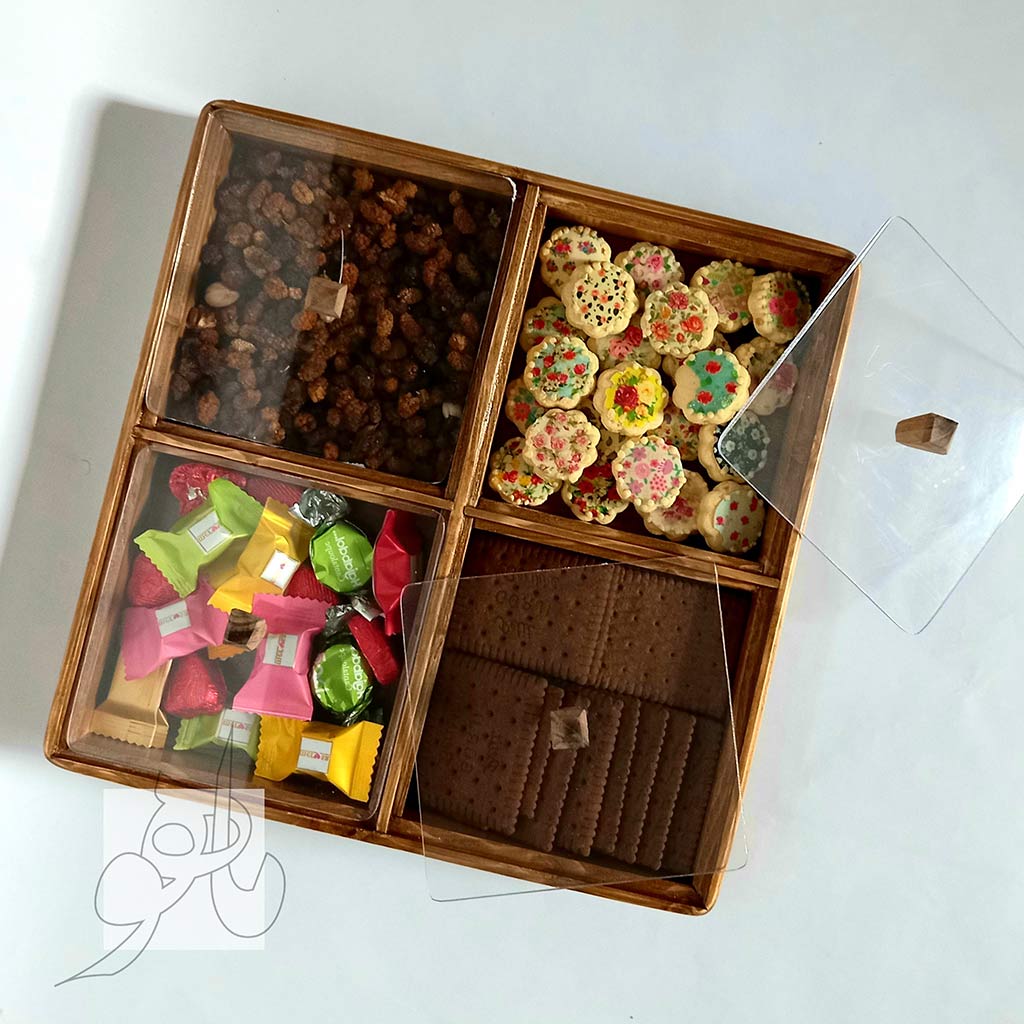 اوردور خوری چوبی چهار خونه