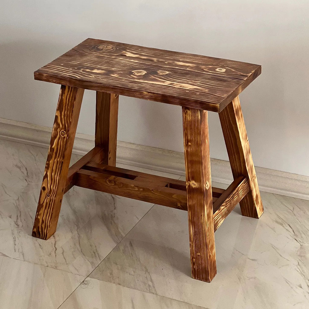 نیمکت نشیمن چوبی تک نفره