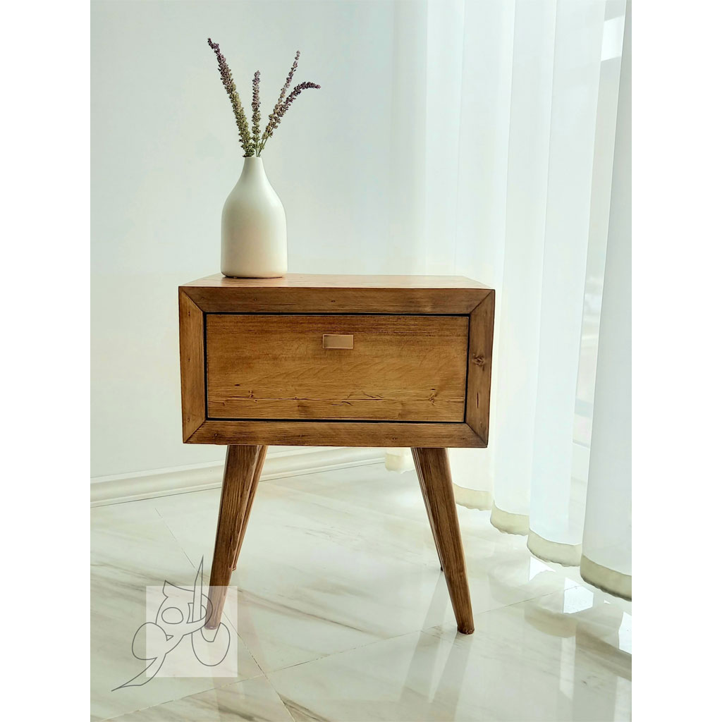 میز عسلی چوبی/ میز پاتختی /میز کناره