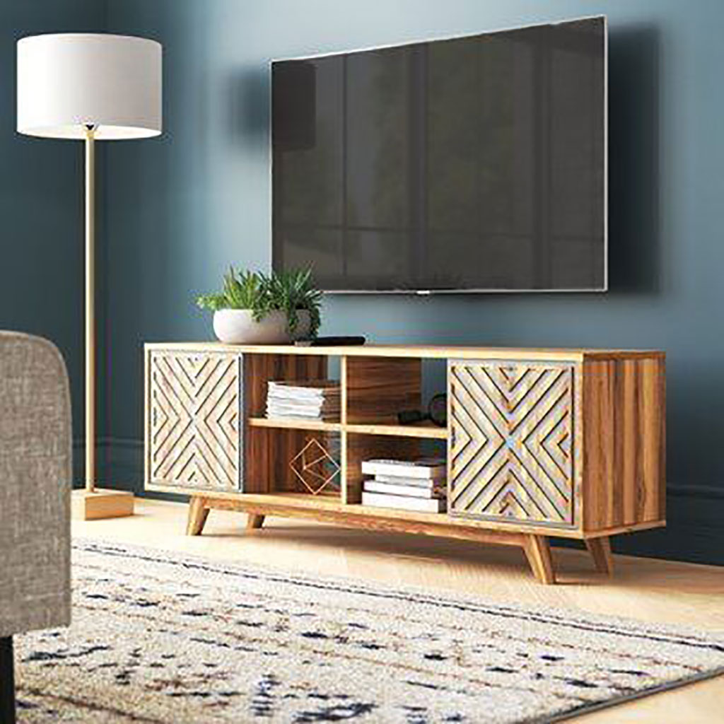 میز تی وی  مدل طُرقه