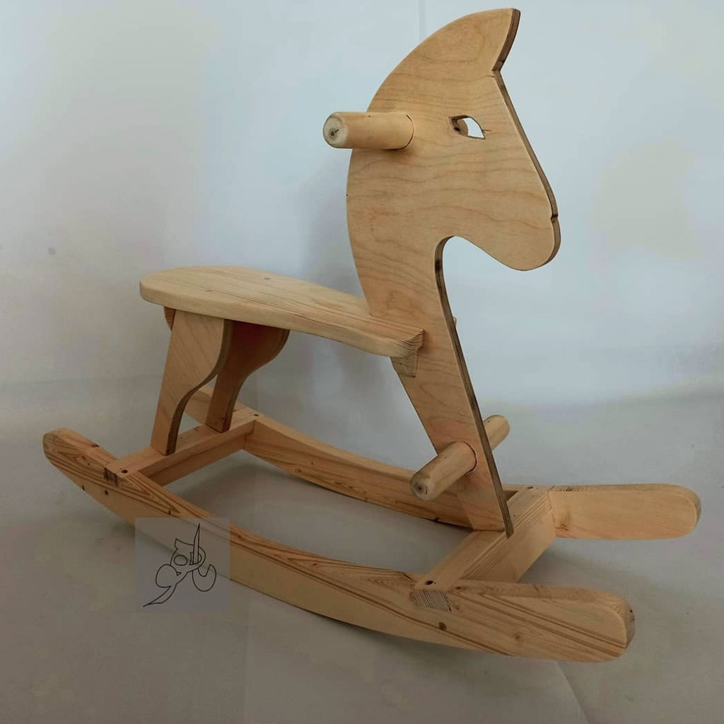راکر اسب چوبی مدل سیدا